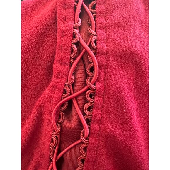 TOBI maroon one shoulder dress - Medium - Picture 6 of 7